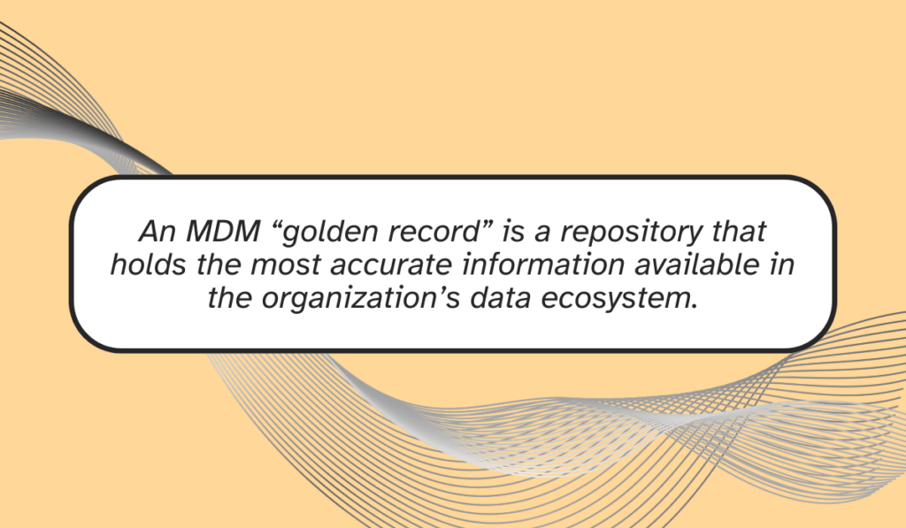mdm golden record definition