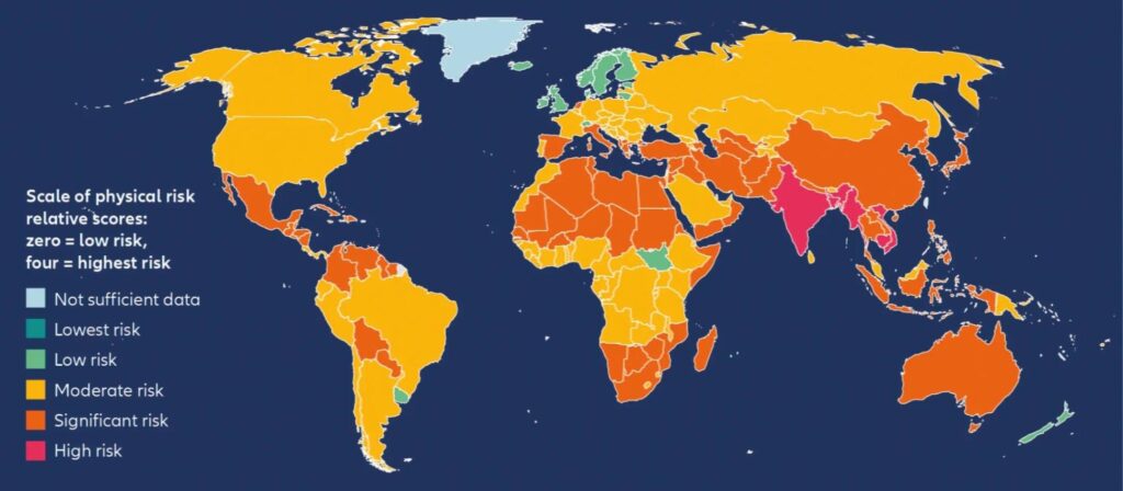AllianzGI’s global risk view screenshot