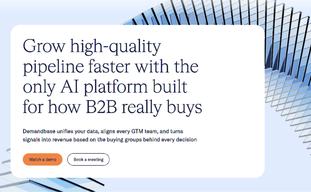Demandbase dashboard