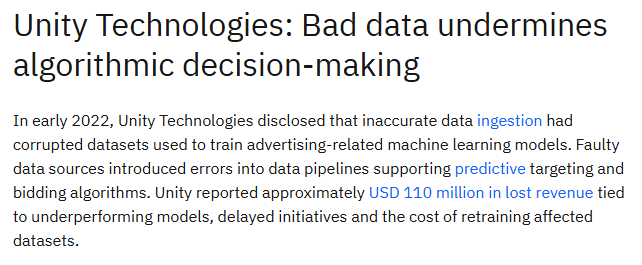 A compounding threat: The true cost of poor data quality news article headline