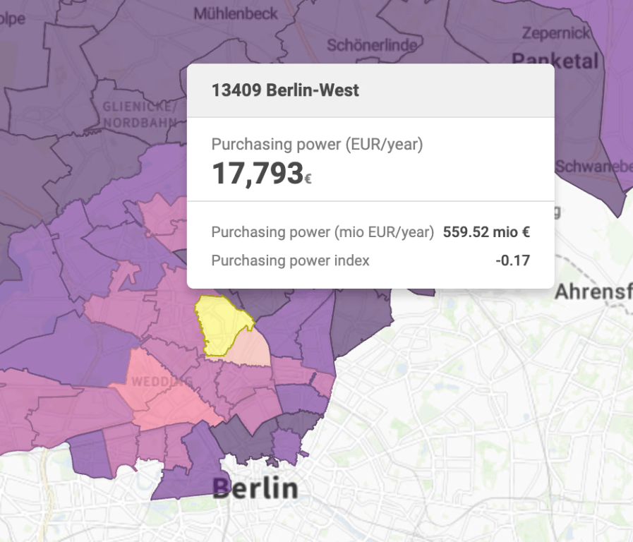 CleverMaps dashboard