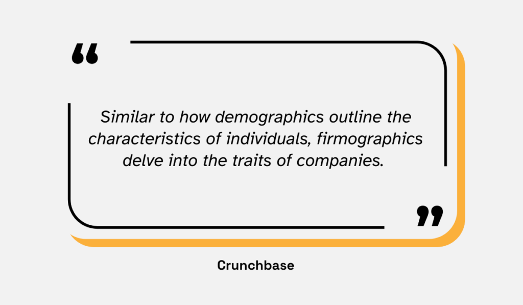 firmographics definition