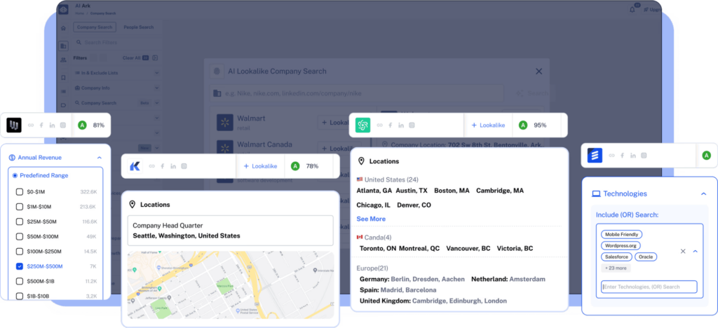 AI Ark dashboard