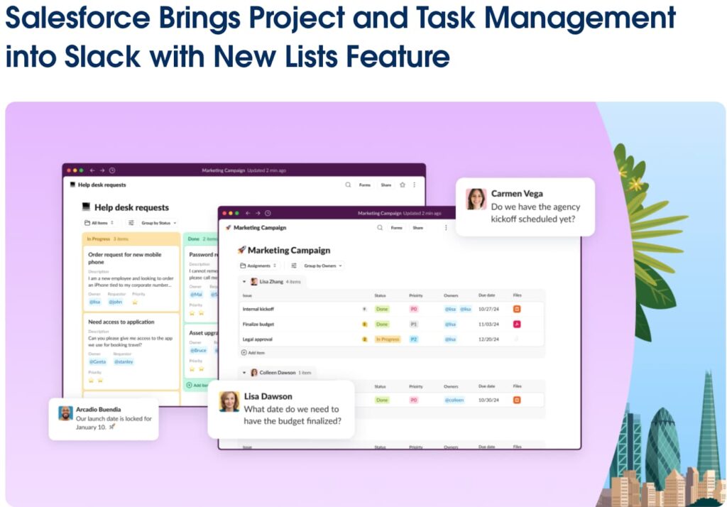 Salesforce dashboard